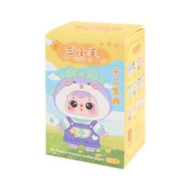 Imagem de Caixa Surpresa De Pelúcia De Vinil De Menina Fofa Série Zodíaco De Pri