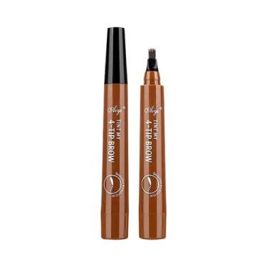 Imagem de Lápis De Sobrancelha À Prova D'água 5 Cores Microblading 4 Pontas Maqu