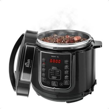Imagem de Panela De Pressão Elétrica 5 Litros Kian Ppe-101 Preto 220V, 220V