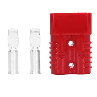 Imagem de GRCFUMO 1 PC Battery Conector rápido, Desconectar o conector, Sh175 Battery Conector rápido 175A 600V Bateria de conexão rápida Plugue de desconexão para painéis solares (Red)