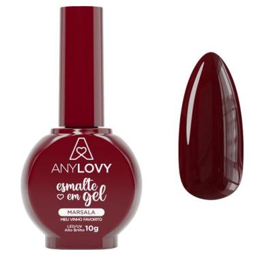 Imagem de Lançamento Esmalte Em Gel Anylovy 10g Escolha a Cor Perfeita, MARSALA 