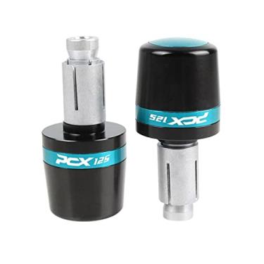 Imagem de Extremidades das manoplas do guidão da motocicleta, tampas das extremidades dos manoplas, acessórios deslizantes de peso para PCX125 PCX 125 2018-2022