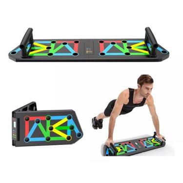 Imagem de Prancha Apoio Flexão De Braço Peito Ombro Costas Triceps - IMPORT