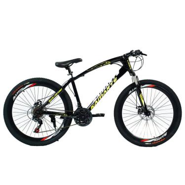 Imagem de Bicicleta Aro 26 Leopard Bike 21V Freio a Disco Preto WCT Fitness
