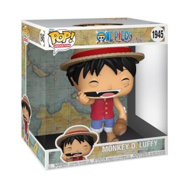 Imagem de Funko Pop! Jumbo: One Piece - Monkey D. Luffy - boneco de vinil colecionável - ideia de presente - mercadoria oficial - brinquedos para crianças e adultos - fãs de anime - boneco modelo para