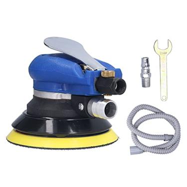 Imagem de VOMEKO KP 652A 5 Air Sander 10.000 rpm Polho orbital pneumático com a vácuo Porta liga Construção de aço para pó F ree Lixing Retinging Inclui chaves de mangueira (Japanese Style)