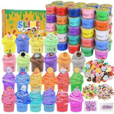 Imagem de Kit Slime SUNPROUND, pacote com 50 mini manteiga perfumada para crianç