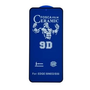 Imagem de Película Privacidade Fosca de Ceramica 9d Protetora de Tela anti-riscos queda Full Cover Compatível com Moto Edge 50 Neo