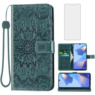 Imagem de Asuwish Capa de telefone para Samsung Galaxy A16/A26 5G carteira com protetor de tela de vidro temperado couro girassol capa flip fina suporte para cartão acessórios de celular A 16 26 16A 26A 4G