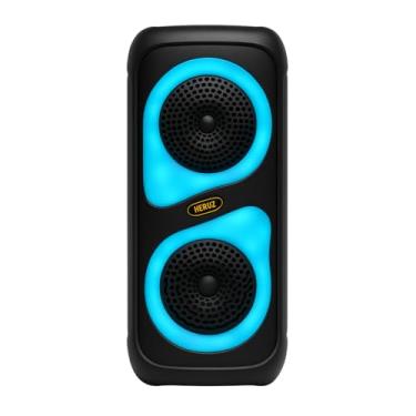 Imagem de Caixa de Som Bluetooth com LED FM, USB Pendrive Grande Potencia Heruz
