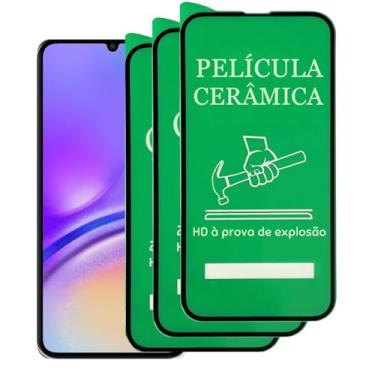 Imagem de Película Protetora de Tela Cerâmica para Samsung Galaxy A05, 3 Unidades, Anti-riscos, Cobertura Total