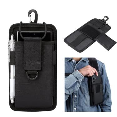 Imagem de Compatível com iPhone 16 15 14 13 12 Pro XR bolsa com alça de mochila, acessório para celular, coldre e clipe de cinto, capa de transporte para Galaxy S25, S24, S23 Plus, S22