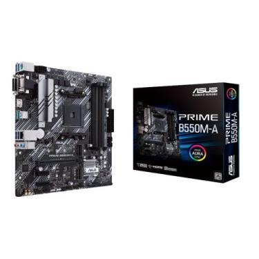 Imagem de Placa-Mãe Asus Prime B550M-A AMD AM4 DDR4 HDMI M.2