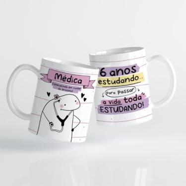 Imagem de Caneca xicara profissão flork médica médico 25EI (médica)