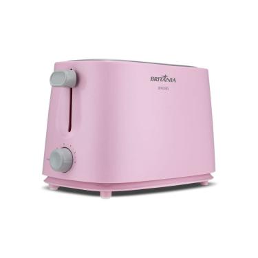 Imagem de Torradeira Rosa Britânia 6 níveis de Tostagem 750W BTR04RS