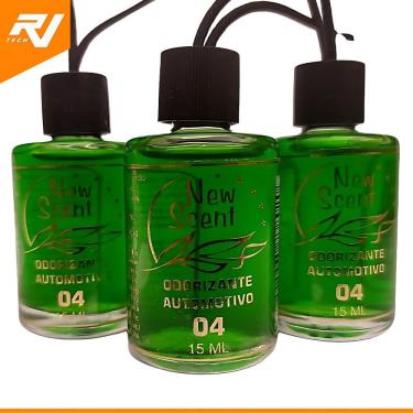 Imagem de Kit 3 Aromatizante Cheirinho Carro Essência Importada Newscent 15ml