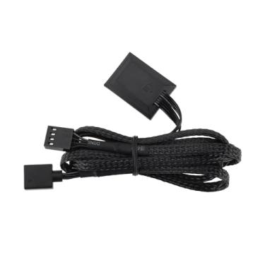 Imagem de YINETTECH 5V 3 pinos aRGB / 4 pinos PWM ventilador para placa mãe conector peça de substituição computador ventilador para placa-mãe cabo adaptador compatível com Lian Li SL I-nfinity UNI Fan