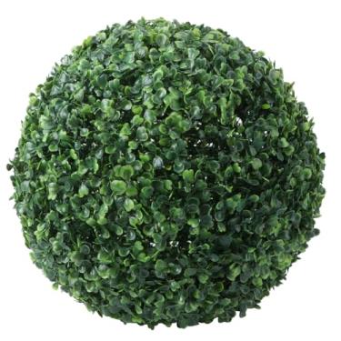 Imagem de CHILDWEET 1 bola de grama artificial para decoração de bolas de grama artificiais, bola de planta sintética