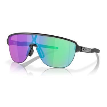 Imagem de Oakley Óculos de sol Corredor tinta preta fosca com lente de golfe Prizm + capa rígida