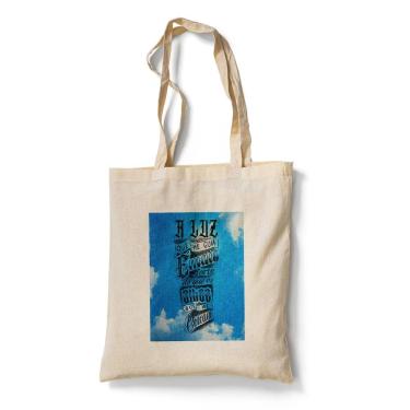 Imagem de Ecobag Bolsa Sacola Tema Frase A Luz Que Guia