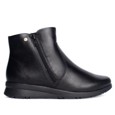 Imagem de Bota Feminina Comfortflex Napa Preto, Preto, 35