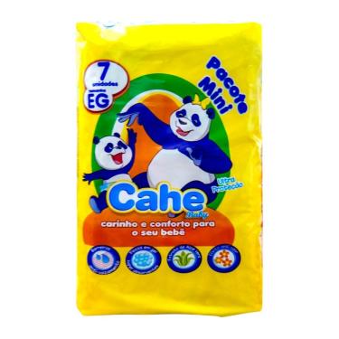 Imagem de Fralda Infantil Mini Cahe Baby Eg C/07
