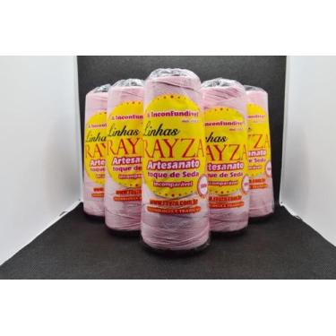 Imagem de Linhas para crochê RAYZA Artesanato Grossa tex 288 - Cor 095 Rosa Seco