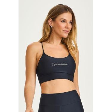 Imagem de Top texturizado com silk preto - Cajubrasil, P