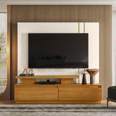 Imagem de Home Theater Braun 2 Gavetas MDP até 75 Cinamomo/OffWhite G97 - Gran B
