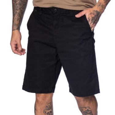 Imagem de Bermuda Jeans Masculina Broken Rules Reta Preto - FACINELLI, Preto, 42