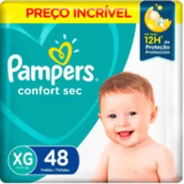 Imagem de Fralda Pampers Confort Sec 1 Pacote Tamanho XG Com 48 Unidades