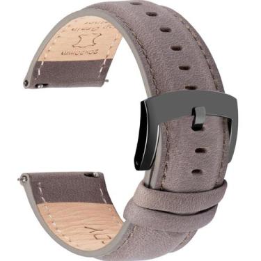 Imagem de Pulseiras de relógio OTTOODY Leather Quick Release Top Grain 18-22 mm