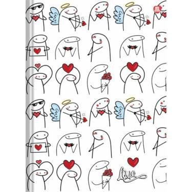 Imagem de Caderno Brochura Animativa, Capa Dura, Love, 80 Folhas, Pacote com 5