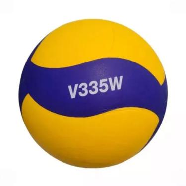Imagem de Bola De Vôlei Mikasa V335w Amarelo E Azul