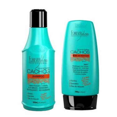 Imagem de Kit Cachos Shampoo + Creme de Pentear  Forever Liss
