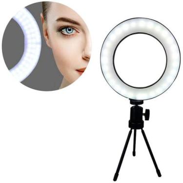 Imagem de Iluminador Ring Light Tripe Mesa LED Portatil Youtube Foto Video Contr