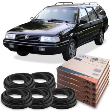 Imagem de Kit Borracha 4 Portas E Porta Malas New Kar Santana Quantum