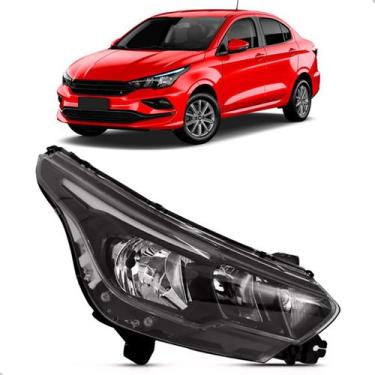 Imagem de Farol para Fiat Argo / Cronos 2017 A 2022 Manual Sem Led - SP ACESSÓRI