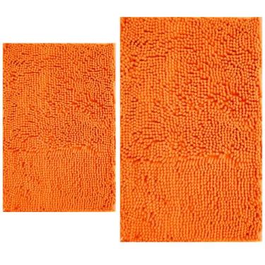 Imagem de Conjunto de tapetes de banheiro BOANKODU Chenille Bath Mat Ultra Absor