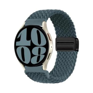 Imagem de Pulseira De Nylon Trançada Solo Loop Para Samsung Galaxy Watch 7 6 5 4