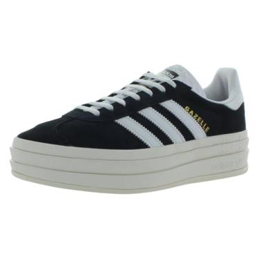 Imagem de adidas Gazelle Tênis feminino, Preto/Branco Verdadeiro/Preto Ônix, 41