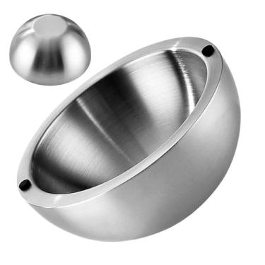 Imagem de Rrlihjgu Tigela Refrigeradora para Molhos | Tigela De Servir De Aço Inoxidável - de Comida Fria para Fruta Peixe Camarão Salada Guacamole Molho para Churrascos Eventos Sociais