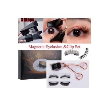 Imagem de Conjunto de ferramentas de cílios magnéticos 3D com 2 pares de cílios 