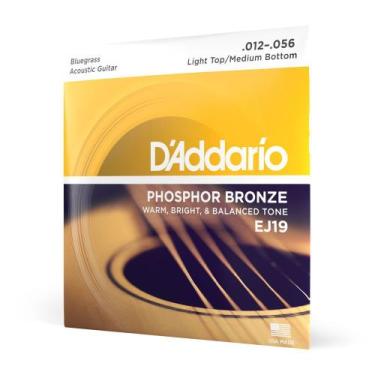 Imagem de Encordoamento Violão Aço .012 D'Addario Phosphor Bronze EJ19 - D ADDAR