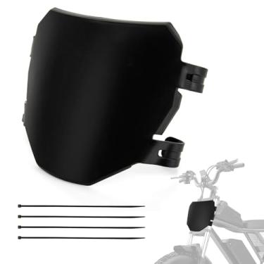 Imagem de PSLER Placa frontal elétrica para bicicleta suja com fechos de zíper – placa de número de material PP, compatível com Light Bee S/X Segway X160 X260 Dirt Bike, Talaria Sting MX3/R MX4 XXX E-Ride