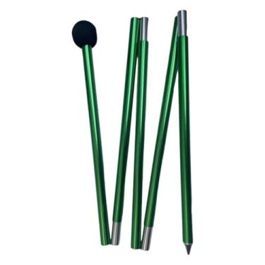 Imagem de UGPLM Vara de lona para barraca, vara de reposição para toldo, de barraca para toldo de acampamento, caminhada ao ar livre na praia, Verde