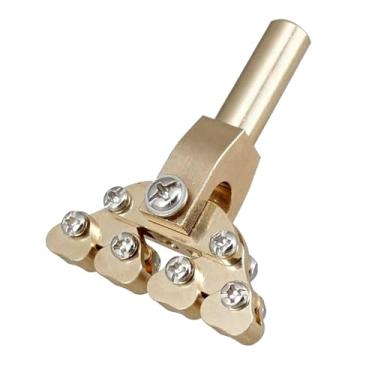 Imagem de Fenteer Instrumento Fret Press Vários Raios Braço Traste Curvatura Portátil Universal 4,6x6,2cm Ferramenta de Instalação Ferramenta Luthier