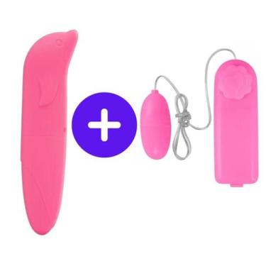 Imagem de Vibrador Corporal Íntimo Feminino Golfinho Aveludado 897 - Lens Import