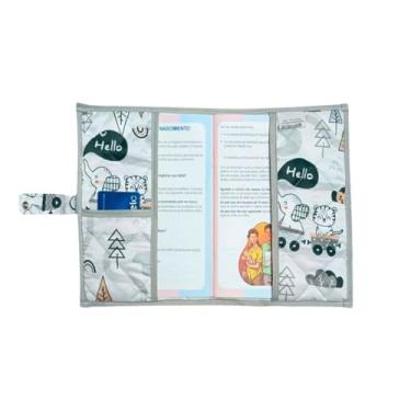 Imagem de Capa Para Caderneta de Vacinação Bebê/Capa Protetora/Vacinas/Porta Documentos Bebê/Menino Menina (Trenzinho)