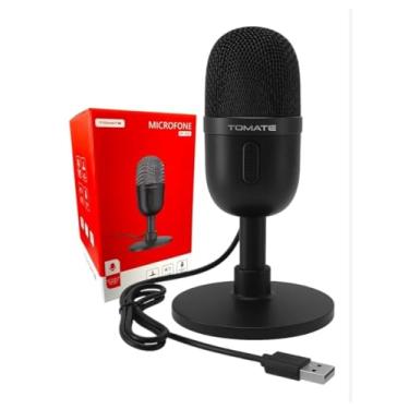 Imagem de Microfone Profissional para PC com Base de Mesa